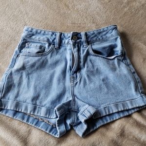 High waisted shorts